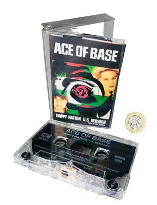 Cassette Tape Music Ace of Base Happy Nation Vintage ra - Imagem 1 de 4