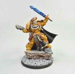 Imperial Fists Captain Painted -  Warhammer 40k Space Marines - Picture 1 of 5
