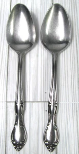 Hampton Court Servierlöffel Edelstahl Besteck 8" groß Vintage Japan Silber Q6 - Bild 1 von 5