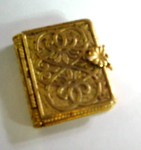 Miniature Avon Gold-Colored Frame-Goes Well With Trinket Box Collection - Picture 1 of 3