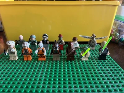 Lego Star Wars Clone, Endor Rebel Yoda Luke Chewy Lando Han Hoth Minifigures Lot - Image 1 of 4