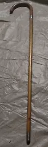 1933 Souvenir Chicago Worlds Fair Prosperity Cane - Collare e punta in metallo - Foto 1 di 9