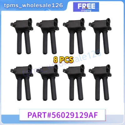 Set of 8 Ignition Coils For 2011-2014Ram 1500 2500 3500 4500 5500 5.7L 6.4L New - Image 1 of 4