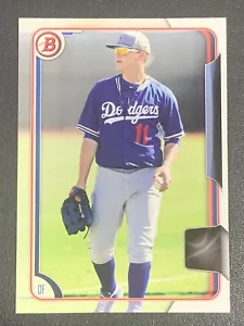 2015 Bowman Error Alex Verdugo No Name No Logo On Front Boston Red Sox BP21 - Picture 1 of 2