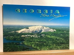 Vista aérea de Stone Mountain Park: Stone Mountain, GA - Postal vintage - Imagen 1 de 3
