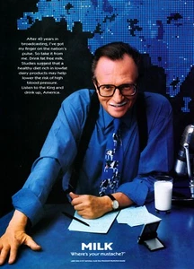 GOT MILK? AD 1997 LARRY KING - Bild 1 von 1