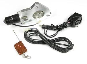 STAINLESS UNIVERSAL EXHAUST CUTOUT-OUT VALVE E-CUT KIT REMOTE 2" / 50,5mm - Afbeelding 1 van 1