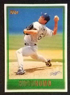 1997 Topps #440 Hideo Nomo Los Angeles Dodgers NM-MINT - Image 1 of 2
