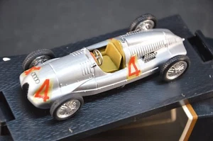 AUTO UNION TIPO D 1937 SCALA 1/43 BRUMM B109 DIE CAST IMADE IN ITALY - Foto 1 di 3