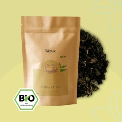 China Oolong Bio Tee aromatisch kräftig koffeinhaltig Tee lose Teeblätter Biovic