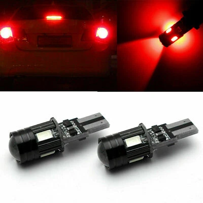 Lâmpadas projetoras LED T10 2825 sem erros para 3ª montagem alta lâmpadas de luz de freio - Imagem 1 de 4