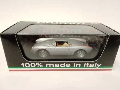 Brumm Porsche 550 RS Spyder Stradale Monoplace Argent 1954 1/43 R232-02 - Photo 1/2
