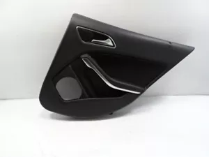 2015 Mercedes X156 GLA45 door panel, right rear black/red w/suede - Picture 1 of 9