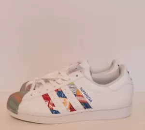 Adidas Men's Originals Superstar White Mulitcolor Shoes GX2717 Size 7 - Picture 1 of 9
