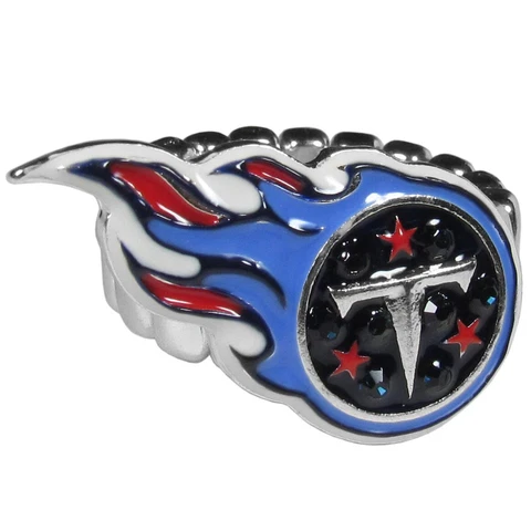 Tennessee Titans Stretch Ring, Team Logo with Crystals NFL Football Cover