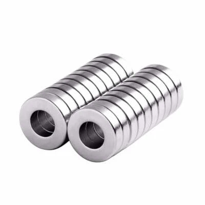 TOTALELEMENT 1/2 x 1/4 x 1/8 Inch Strong Neodymium Rare Earth RingMagnets N52 (20 Pack)
