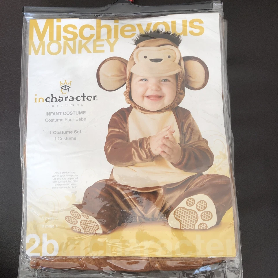 Kids Baby Toddler Monkey Animal Fancy Dress Costume BNWT - Image 1 of 1