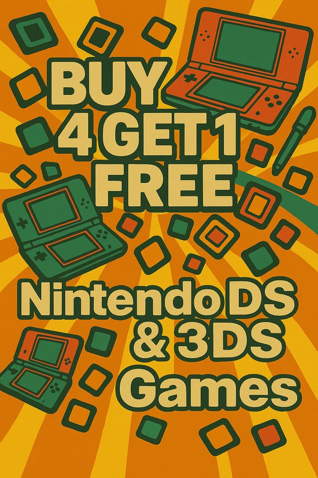 🎮Nintendo DS Games in Cases With & Without Manuals ✅ TESTED🎮Buy 4 Get 1 FREE🎮 - Image 1 of 1
