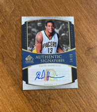 David Harrison 2005-06 SP Authentic Signatures Gold Auto ASDH Indiana Pacers /25