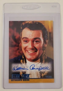 WILLIAM CAMPBELL 1997 STAR TREK Autogrammkarte A15 Auto ORIGINAL SERIE STAFFEL 1 - Bild 1 von 5