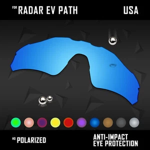 Lentes de repuesto polarizadas antiarañazos para Oakley Radar EV Path OO9208 opt - Imagen 1 de 32