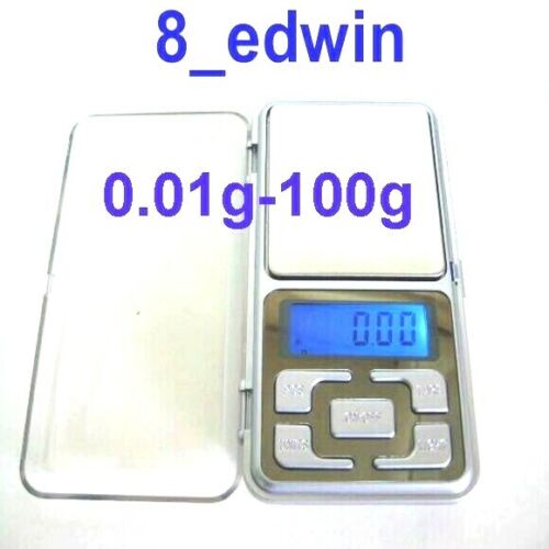 Quality Pocket Digital Scale 100g - 0.01g use AAA Batteries, Fast Shipping !