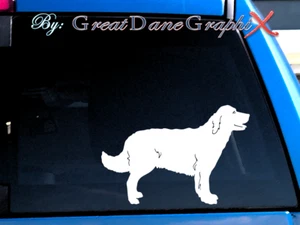 Golden Retriever #2 - Calcomanía adhesiva de vinilo - Elección de color - ALTA CALIDAD - Imagen 1 de 2