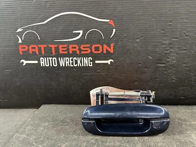 Cadillac DTS 2008 conductor trasero puerta izquierda manija exterior azul océano 25U Foto 1 de 4