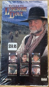 Return to Lonesome Dove VHS Collectors Edition Box Set 4 Tapes New Sealed - Picture 1 of 3