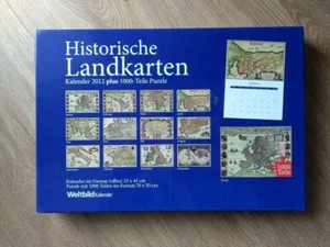 Historische Landkarten - Kalender 2012 plus 1000 Teile Puzzle - Bild 1 von 5