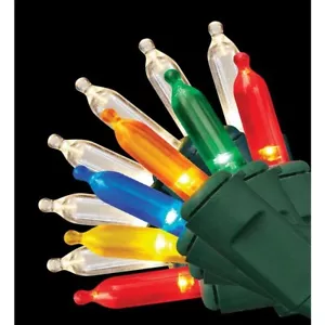 Home Accents 100 Color-Changing LED Warm White Multicolor Lights Mini Christmas - Picture 1 of 10