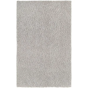 5x7 Sphinx Grey Solid Handcrafted Single-Color Area Rug 73407 - Aprx 5' x 7' - Picture 1 of 1