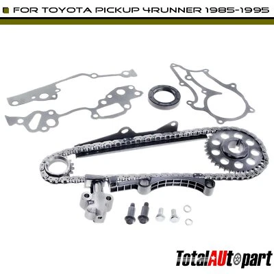 9x Kit de cadena de distribución para camioneta Toyota 4Runner 1985-1995 Celica 1985 L4 2,4 L Foto 1 de 4