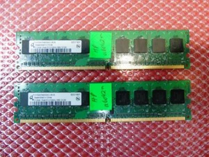 PC HP a6042n, 1 GB (2 x 512 MB) HYS64T64000HU-3S-B memoria de escritorio 1Rx8 PC2-4200U - Imagen 1 de 5