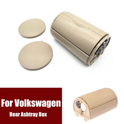 Beige ABS Car Rear Ashtray Box For Volkswagen Bora Jetta Golf 4 MK4 1999-2006 - Image 1 of 4