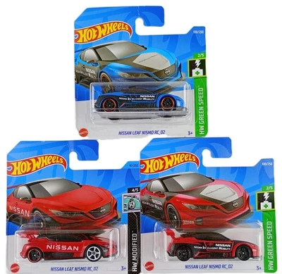 Hot Wheels Nissan Leaf RC 02 * 3 variaciones de color 2022/23 nuevo en paquete freepost Foto 1 de 4