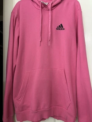 Adidas Adult Medium Hot Pink Hoodie With Embroidered Logo - Image 1 of 3