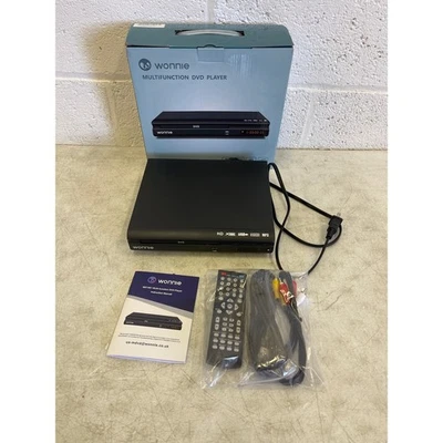WONNIE HD DVD Player para TV, Reproductores de CD para el hogar con control remoto, Negro Foto 1 de 4
