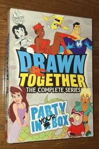 Drawn Together DVD The Complete Series Season 1 2 3 Party In Your Box Comedy - Imagen 1 de 23