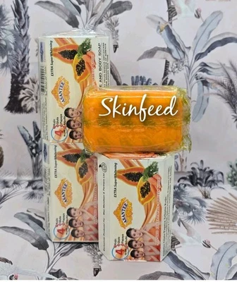 3pcs 125g Asantee Gluta Papaya Arbutin Kojic body Brightening Soap Anti Acne - Image 1 of 2