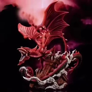🌈 Figurine Slifer le Dragon Céleste 32 cm | Yu-Gi-Oh! Dieu Égyptien | PVC - Imagen 1 de 8