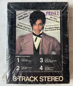 Prince Controversy Open 8 Track Tape 1981 Warner Bros. Records Funk Soul Disco - Picture 1 of 11