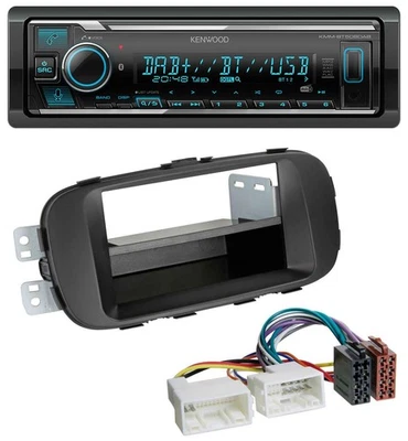 Kenwood Bluetooth MP3 DAB USB Autoradio für Kia Soul (PS ab 2014) schwarz - Bild 1 von 4