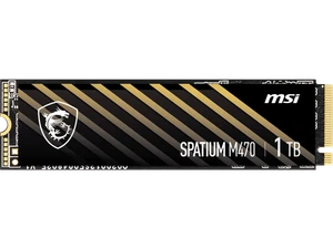 MSI SPATIUM M470 PRO PCIe 4.0 NVMe M.2 2280 1TB PCI-Express 4.0 x4 3D NAND Inter - Picture 1 of 6