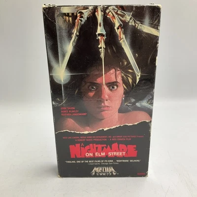 A Nightmare on Elm Street VHS Tape (1987) Media Home Entertainment Wes Craven - Image 1 of 4