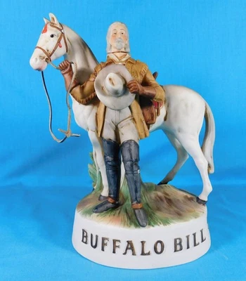 Vintage "Buffalo Bill" McCormick Distilling Company Porcelain Decanter - Image 1 of 4