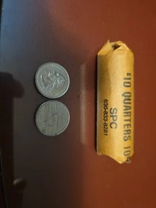 2001 D NORTH CAROLINA STATE QUARTER ROLL / 40 COINS Circulated - Picture 1 of 1