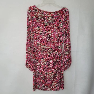 Vestido Laundry By Design para mujer 6 fundas fruncidas manga dividida N2R3505SU Foto 1 de 4