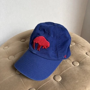 Buffalo Bills 47 Marca Correa Ajustable Gorra Hombres Mujeres NFL Fútbol Azul - Imagen 1 de 8