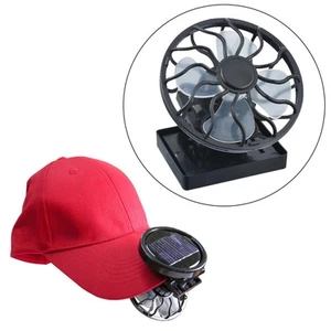 Clip on Fan Solar Powered with Clamp Portable Fan for Hiking Outdoor Activities - Picture 1 of 5
